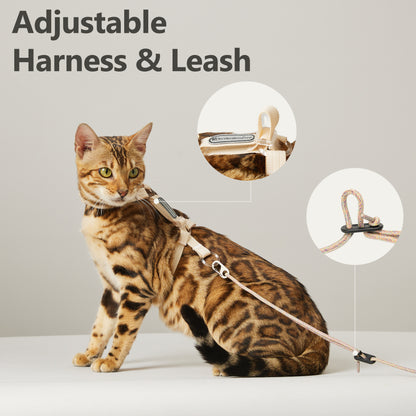 Adjustable Ultra-light Cat Harness Set